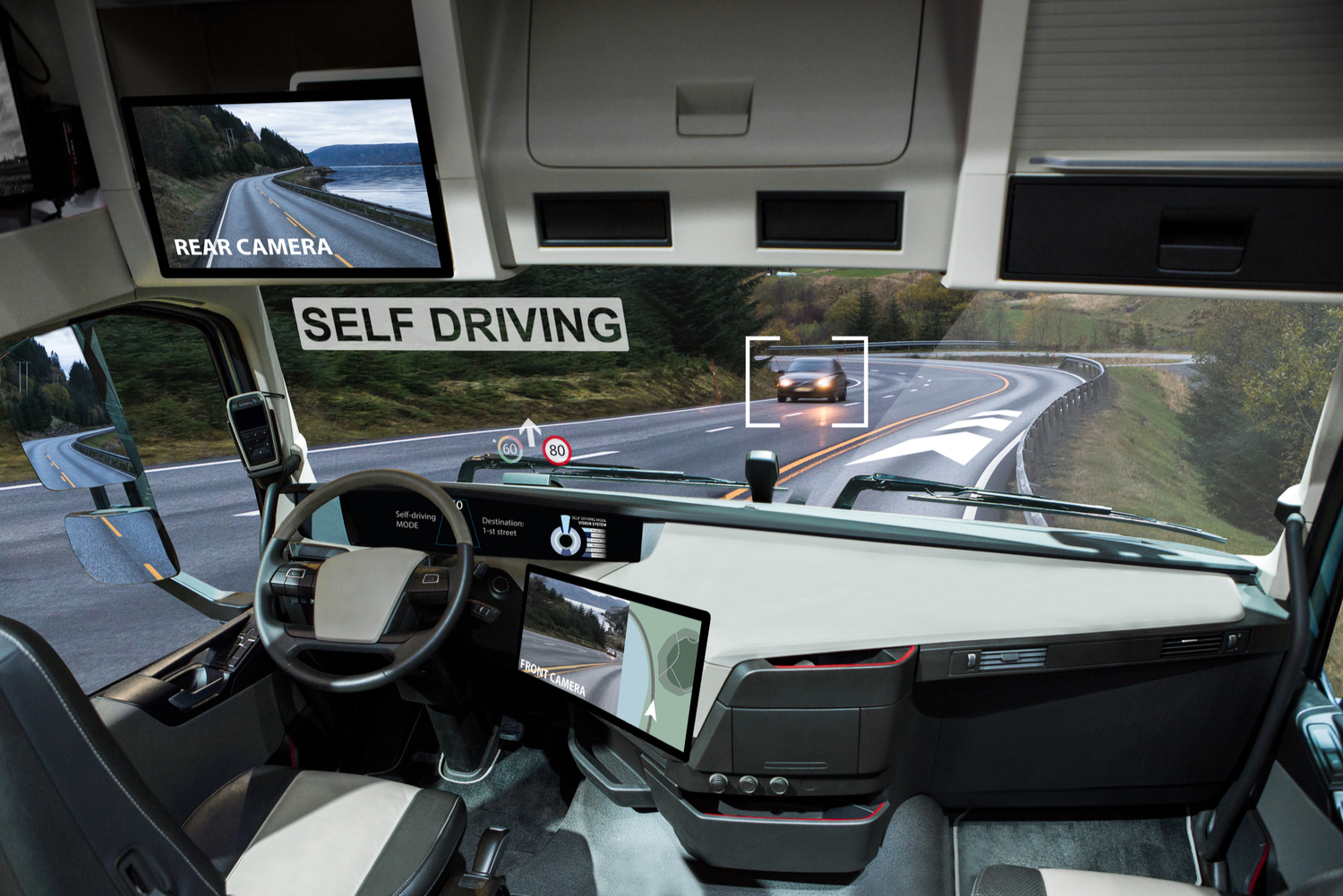 self-driving trucks